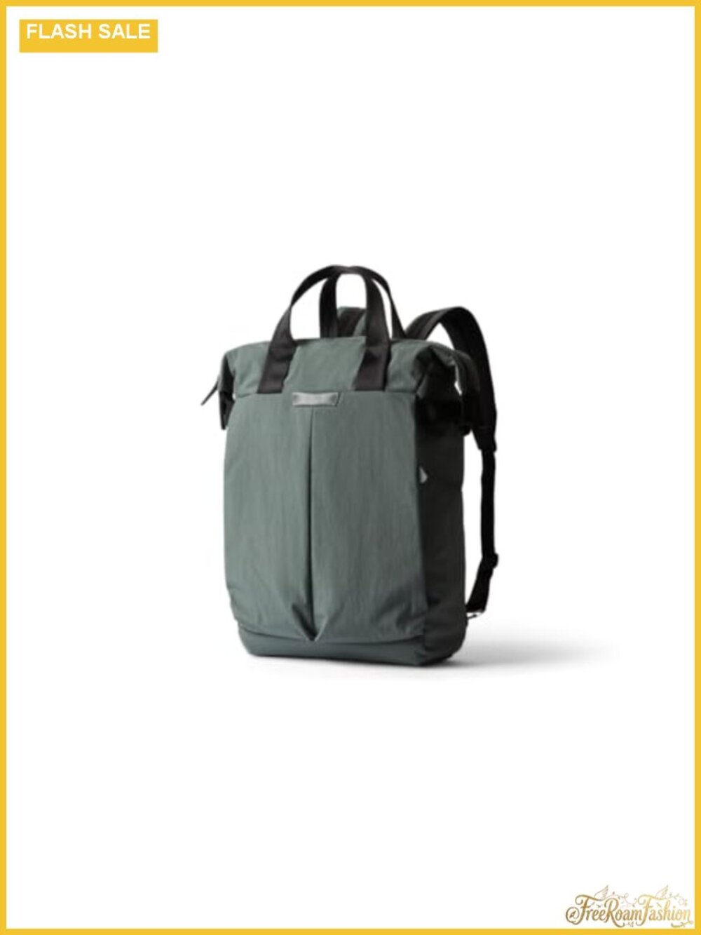 Convertible Backpack Tote Bag, Water-Resistant Nylon, 20L, Laptop Sleeve